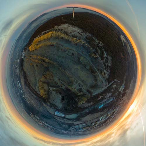 panorama Brno lom Hády