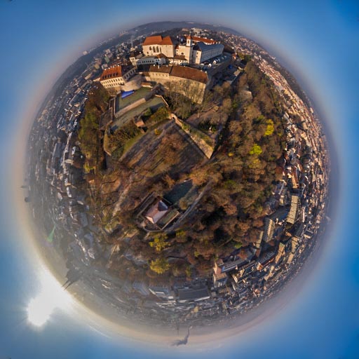 panorama Brno hrad Špilberk